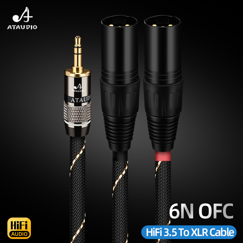 High Quality HiFi 3.5mm to 2XL - Earphone Splitter Jack 评论和价格