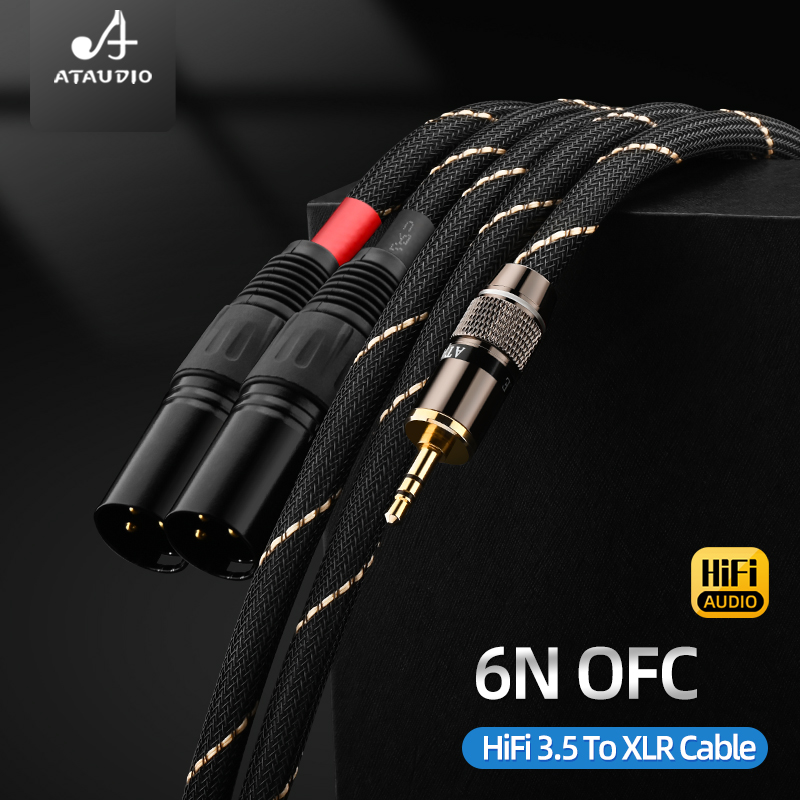 High Quality HiFi 3.5mm to 2XL - Earphone Splitter Jack 评论和价格