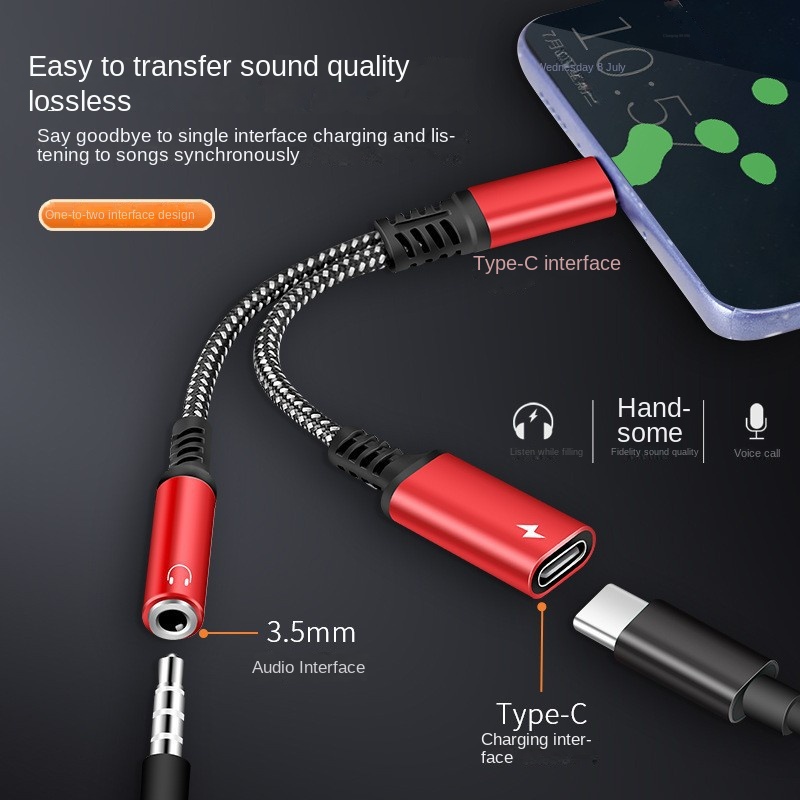 10/60W PD Fast Charger Cable 2 - Earphone Splitter Jack 评论和价格